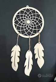 Acchiappasogni in legno artigianale cameretta