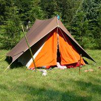 Tenda campeggio canadese 3 posti