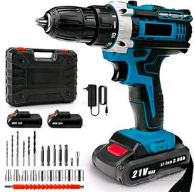 Trapano Avvitatore 21V 2 Batteria 24V  Valigetta 