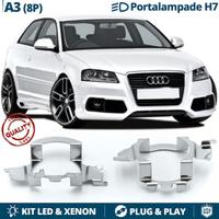 ADATTATORI KIT LED H7 per AUDI A3 8P Portalampada