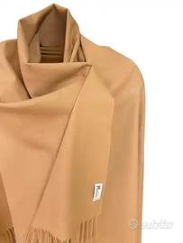 Stola cammello in tessuto lana superfine