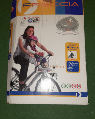Seggiolino bici fino 15 kg + parabrezza