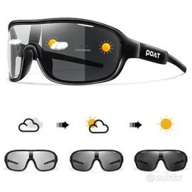 Occhiali da Sole Fotocromatici Ciclismo Antivento