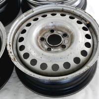 5048529 SET 4 CERCHI IN FERRO DA 15 POLLICI 5 FORI