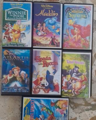 Cartoni animati Disney originali in VHS e altri