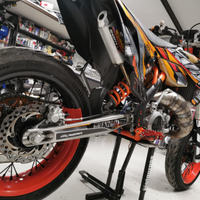 Ktm 125 Exc targato con kit motard