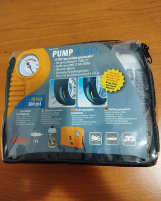kit riparazione pneumatici Lampa PumpeGo 