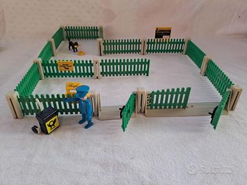 playmobyl 3504 postino e recinzione RARO