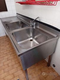 LAVELLO ZANUSSI DA CUCINA CON ALZATA