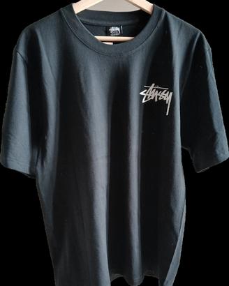 T-Shirt Stüssy Nera Taglia M Stampa Dadi