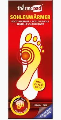Sohlenwarmer 8 solette per piedi caldi