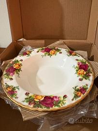 SET 4 PIATTI FONDI ROYAL ALBERT COUNTRY ROSES