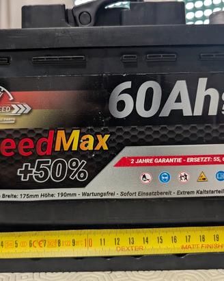 Batteria Auto Nuova 12V 60Ah