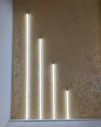 Lampada profili led design da parete