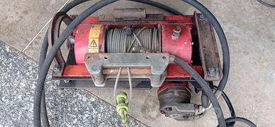 verricello idraulico per uso forestale 