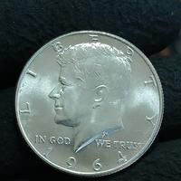 mezzo dollaro d'argento in alta conservazione