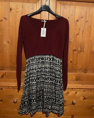Abito nuovo maniche lunghe Scout bordeaux  tg S