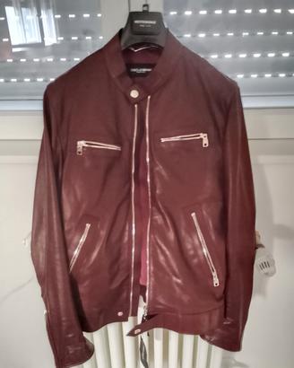 giubbotto in pelle nuovo dolce e gabbans