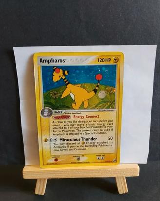 Carta Pokemon Ampharos Holo 1/115 ex Forze Segrete
