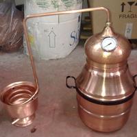 Alambicco distillatore da 15 lt. a serpentina