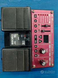 boss rc-30 looper +boss ds1