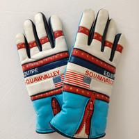 Guanti da sci in pelle vintage - bambino