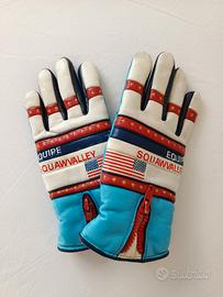 Guanti da sci in pelle vintage - bambino