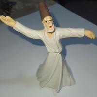 Statuetta turca in resina alta 9 cm