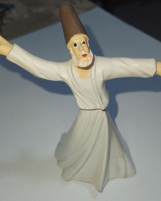 Statuetta turca in resina alta 9 cm