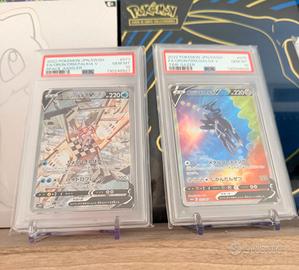 Pokemon Palkia V +  Dialga V PSA 10 SEQUENZIALI