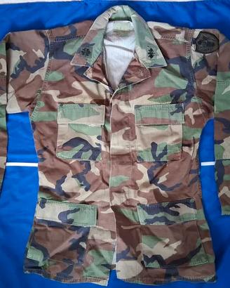Giacca US Army Woodland BDU Tenente Colonnello