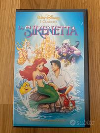 Cassetta VHS Disney La sirenetta
