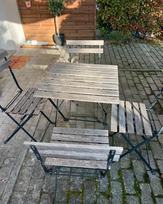 Tavolino con 4 sedie ikea