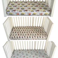 Set 3 Lenzuola con Angoli per Lettino Neonato