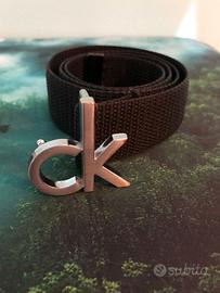 Cintura Calvin Klein (CK) in tessuto nero - Taglia