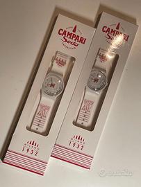 orologio gadget campari soda vintage