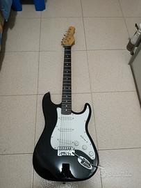 Chiatta elettrica Eko Stratocaster + Amplificatore