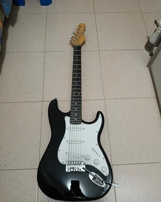 Chiatta elettrica Eko Stratocaster + Amplificatore