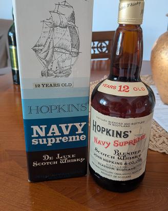 Bottiglia d'epoca Hopkins Navy Supreme vintage