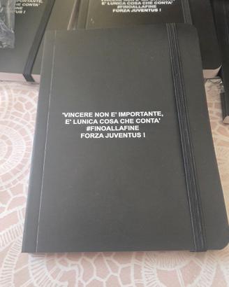 Set 20 block notes A6 Juve motto