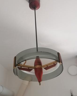 lampada a sospensione anni 50 60 modernariato 