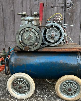 Compressore artigianale vintage