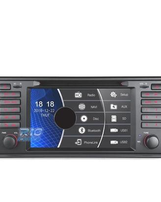NAVIGATORE RADIO 7" BMW SERIE 5 E39 95-03 USB GPS