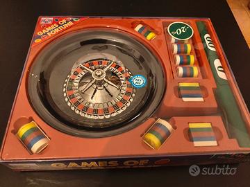 Roulette da tavolo completa con fiches