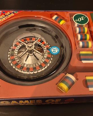 Roulette da tavolo completa con fiches