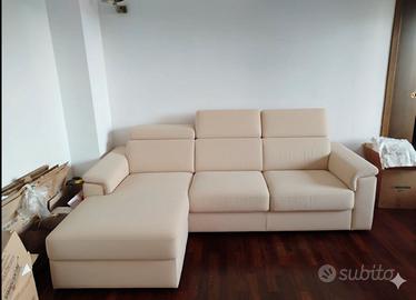 Divano 3 posti con chaise longue Poltronesofà