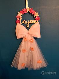 Fiocco Nascita Personalizzato Fatto a mano