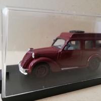 modellino fiat 1100 elr polizia - cremisi