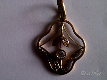 Ciondolo anni 50 in oro 18 kt