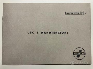LAMBRETTA 125m - MANUALE USO E MANUTENZIONE